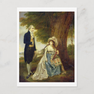Carte Postale M. et Mme Fraser, c.1785-90 (huile sur toile)