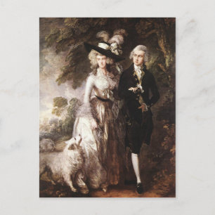 Carte Postale M. et Mme William Hallett de Thomas Gainsborough
