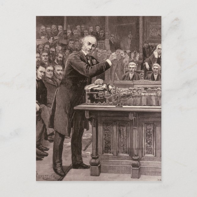 Carte Postale M. Gladstone (Devant)