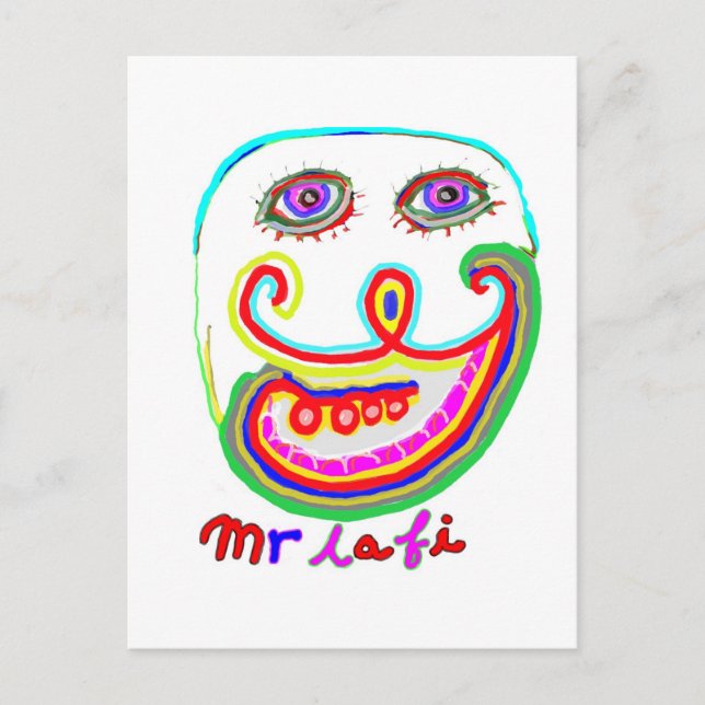 Carte Postale M. Lafi - joignez ma salle de spectacle (Devant)