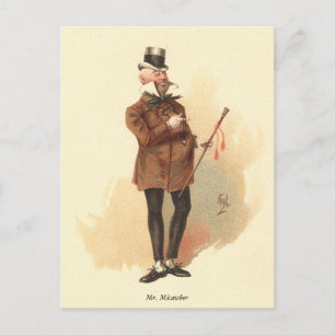 Carte Postale M. Micawber par Kyd - David Copperfield de Dickens