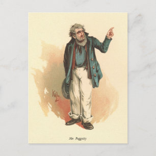 Carte Postale M. Peggotty par Kyd - David Copperfield de Dickens