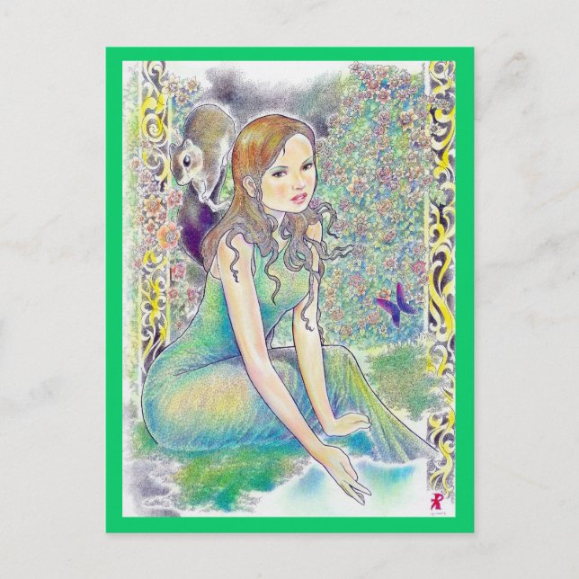 Carte Postale ma fantaisie tropicale (Devant)