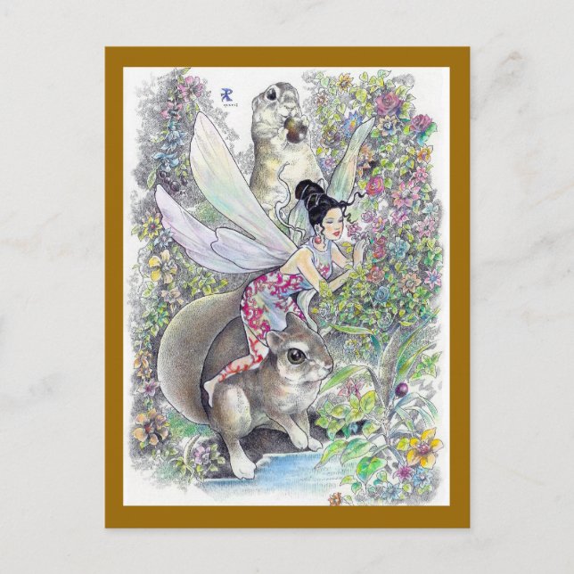 Carte Postale ma fantaisie tropicale (Devant)