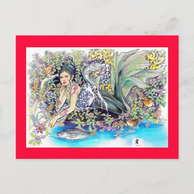 Carte Postale ma fantaisie tropicale (Devant)