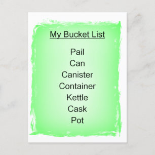 Carte Postale Ma liste de regroupement