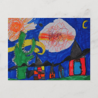 Carte Postale Ma maison