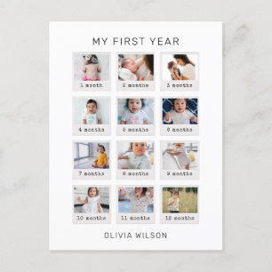 Carte Postale Ma première année