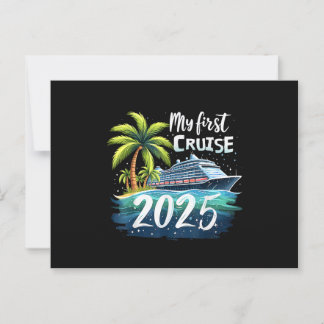 Carte Postale Ma première croisière 2025