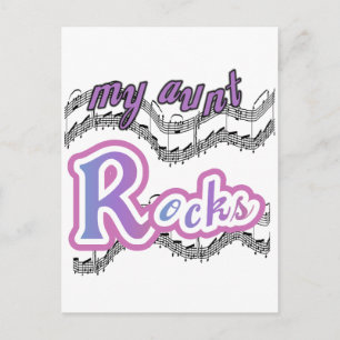 Carte Postale Ma tante déchire Tshirts et cadeaux
