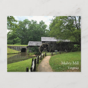 Carte Postale Mabry Mill, Virginie