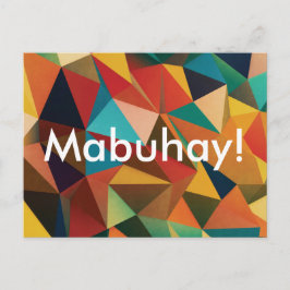 Carte Postale Mabuhay personnalisable sur Fiesta