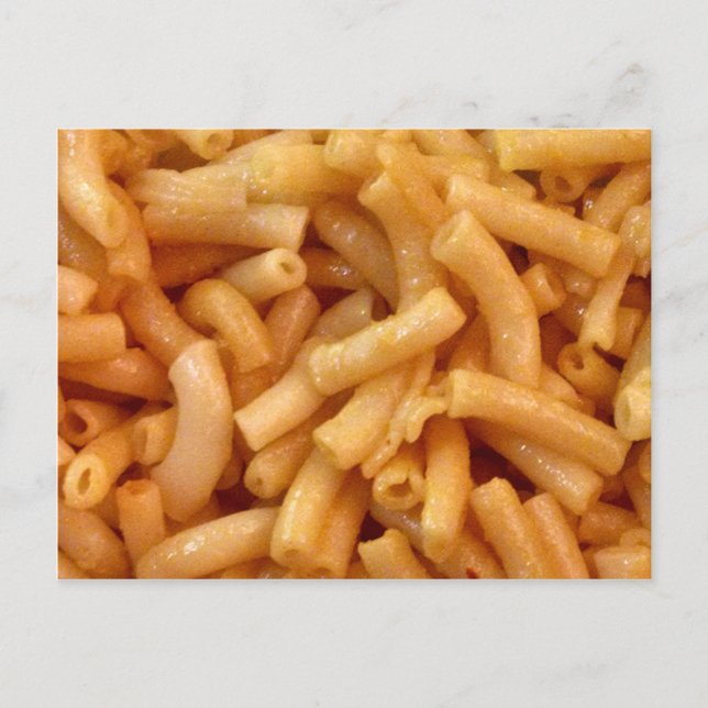 Carte Postale Macaronis au fromage (Devant)