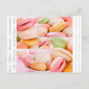 Carte postale Macarons