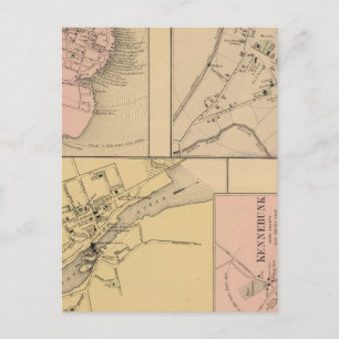 Carte Postale Machias, Eastport, Alfred, Kennebunk