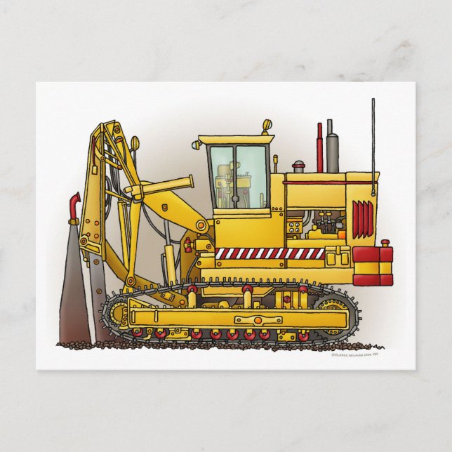 Carte Postale Machine à carter (Devant)
