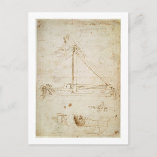 Carte Postale Machine de guerre (crayon sur papier)