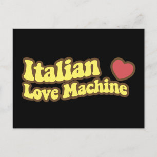 Carte Postale Machine italienne d'amour