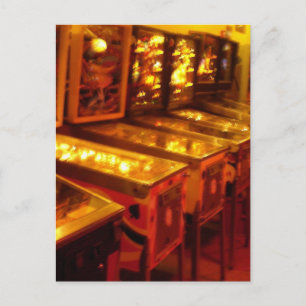 Carte Postale Machines à Pinball