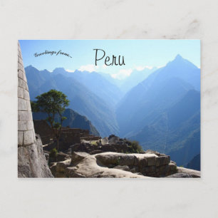 Carte Postale Machu Picchu