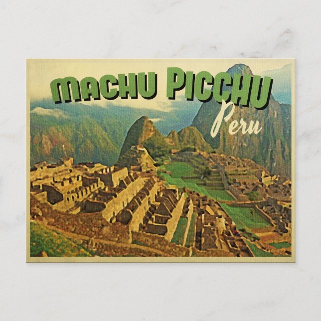 Carte Postale Machu Picchu (Devant)