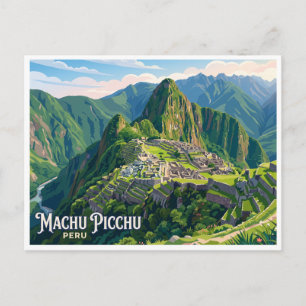 Carte Postale Machu Picchu Cusco Pérou
