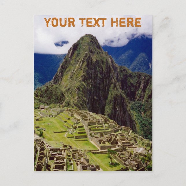 Carte Postale Machu Picchu, Pérou (Devant)