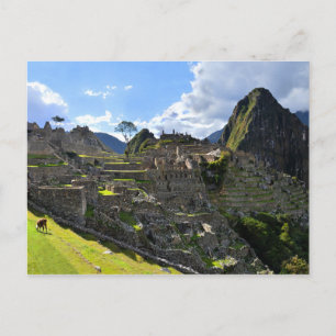 Carte Postale Machu Picchu, Pérou, après-midi