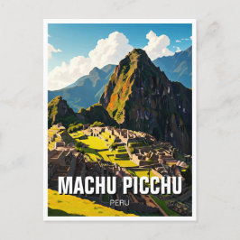 Carte Postale Machu Picchu Pérou Souvenir de voyage