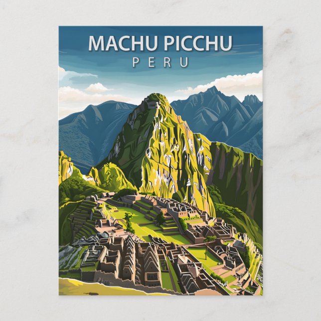 Carte Postale Machu Picchu Pérou Voyage Ruines Incas (Devant)