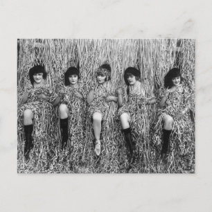 Carte Postale Mack Sennett Girls, 1918