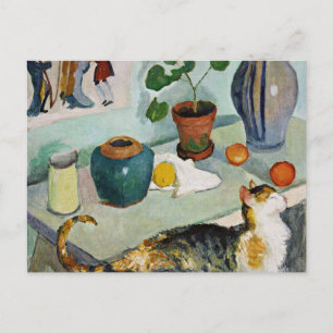 Carte Postale Macke - Le fantôme dans les couloirs de la maison