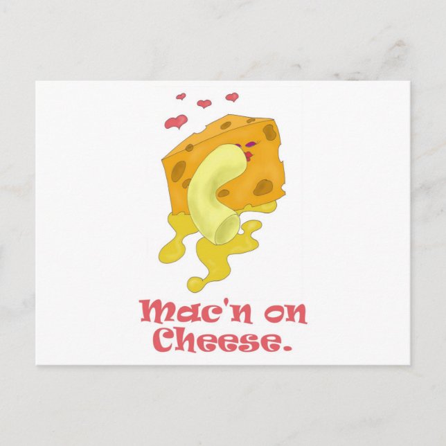 Carte Postale Mac'n sur fromage (Devant)