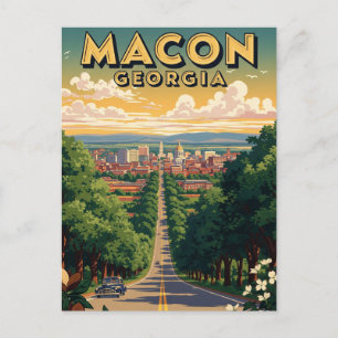 Carte Postale Macon Georgia Travel