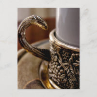 Carte postale Macro Macro Mug Café turc