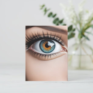 Carte Postale Macro oeil femelle