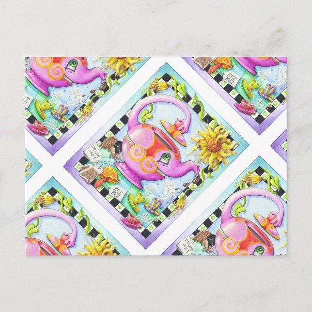 CARTE POSTALE MAD À PROPOS DE TEA PARTY (Devant)