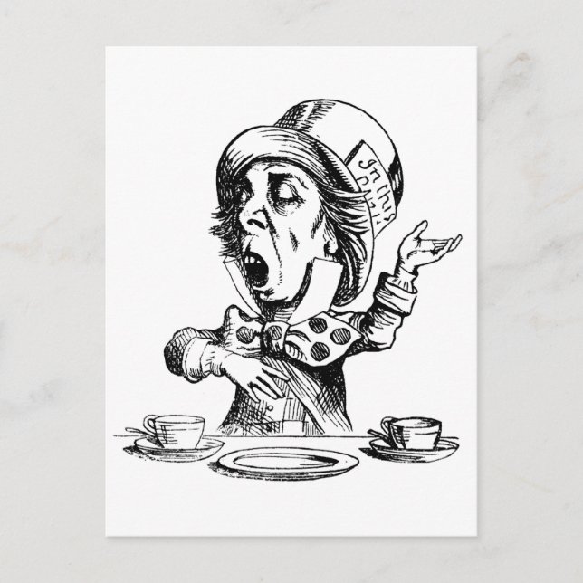 Carte Postale Mad Hatter (Devant)