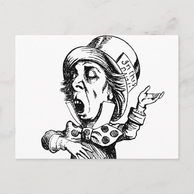 Carte Postale Mad Hatter (Devant)