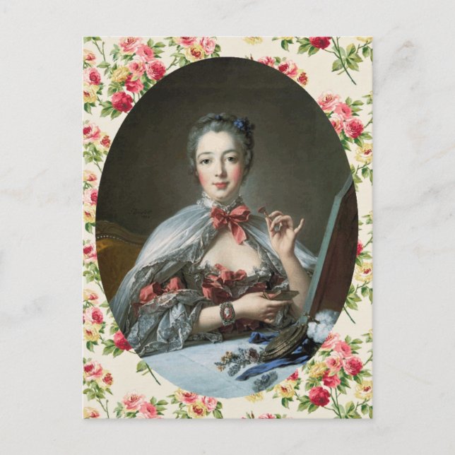 Carte Postale Madame de Pompadour (Devant)