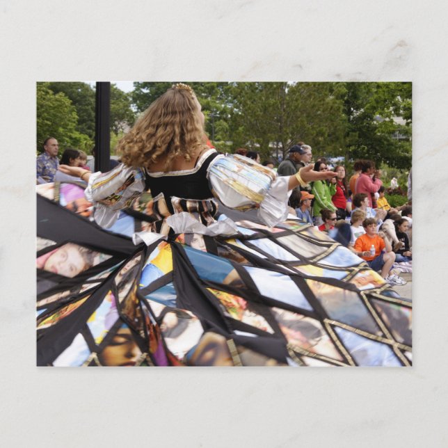 Carte Postale Madame de tourbillonnement #1 (Devant)
