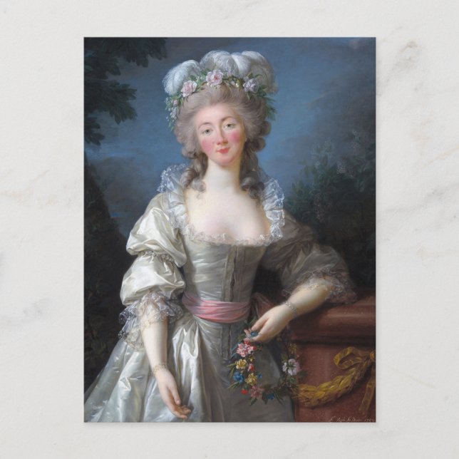 Carte Postale Madame du Barry 1782 (Devant)