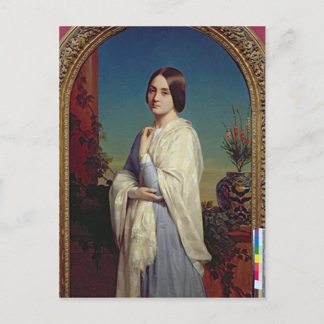 Carte Postale Madame Edouard Dubufe 1842 (Devant)