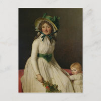 Madame Pierre Seriziat avec son Fils, Emile