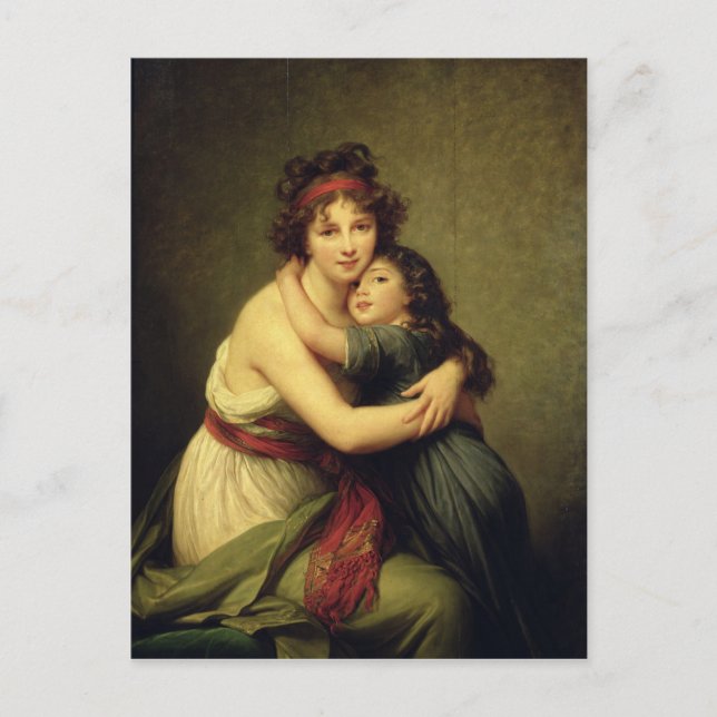 Carte Postale Madame Vigee-Lebrun et sa fille (Devant)