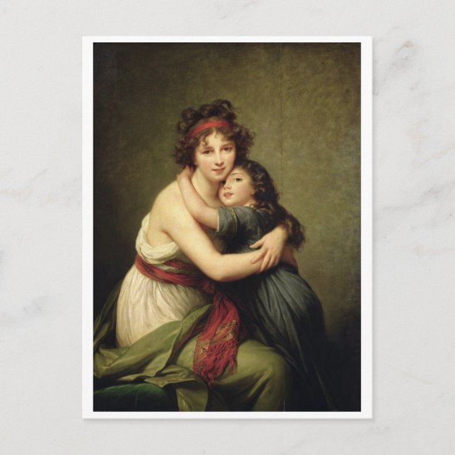Carte Postale Madame Vigee-Lebrun et sa fille (Devant)