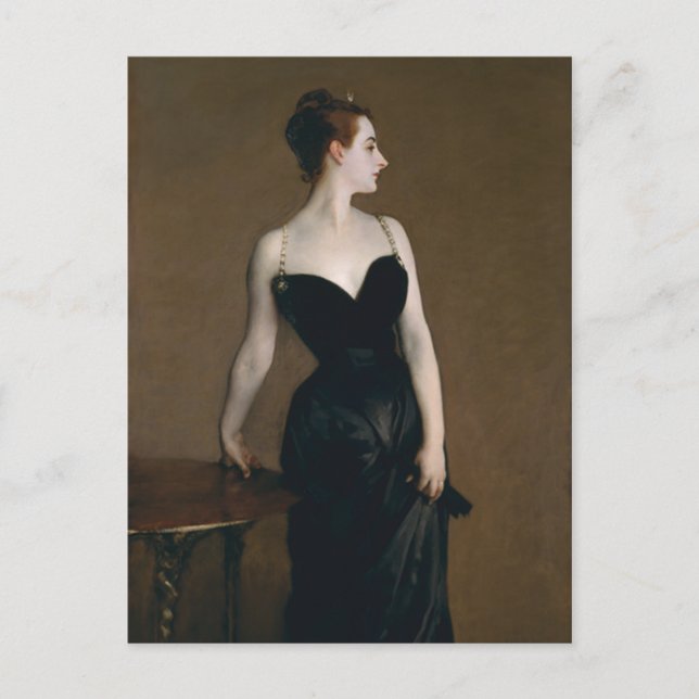 Carte Postale Madame X par John Singer Sargent (Devant)