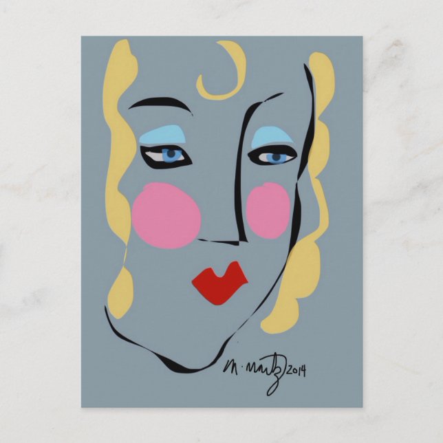 Carte Postale Madeleine Était Fatiguée Pour Matisse (Devant)