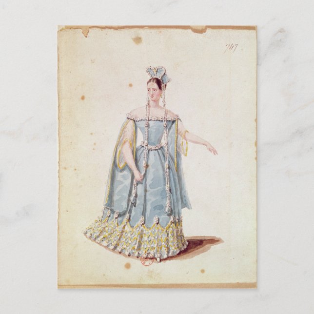 Carte Postale Mademoiselle Georges à "Isabeau de Bavière" (Devant)