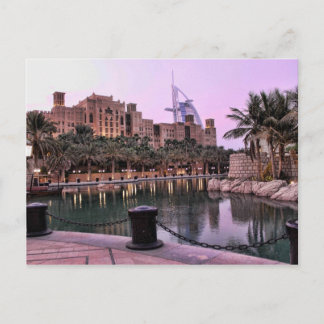 Carte Postale Madinat Jumaira avec vue sur Burj Al Arab